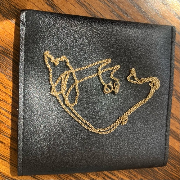 14K Gold Rolo Chain Necklace - Picture 3 of 4